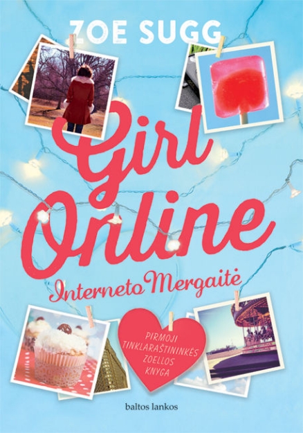 Girl online. Interneto Mergaitė paveikslėlis