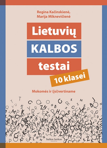 Lietuvių kalbos testai 10 kl. paveikslėlis