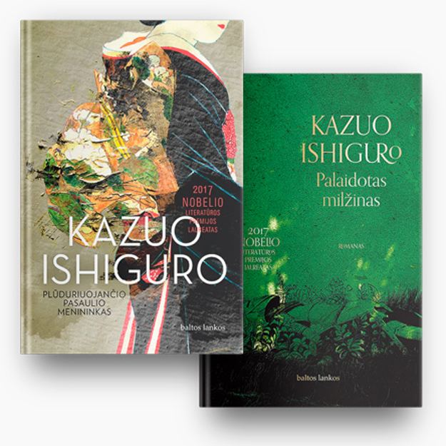 Kazuo Ishiguro 2 knygų rinkinys: Plūduriuojančio pasaulio menininkas + Palaidotas milžinas paveikslėlis
