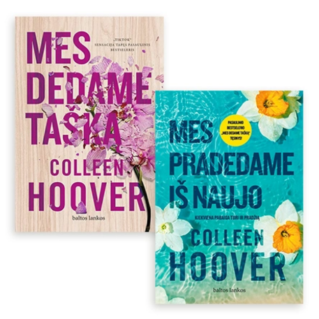 Colleen Hoover 2 knygų rinkinys: Mes dedame tašką + Mes pradedame iš naujo paveikslėlis