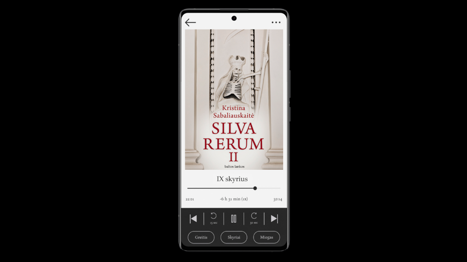 Kristinos Sabaliauskaitės „Silva rerum II“ audioknygoje – Gedimino Gelgoto muzika, operos žvaigždės Asmik Grigorian balsas