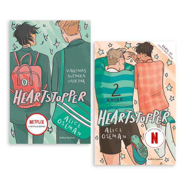 Alice Oseman 2 knygų rinkinys: Heartstopper. 1 knyga + Heartstopper. 2 knyga paveikslėlis