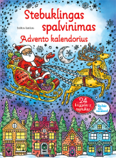 Stebuklingas spalvinimas. Advento kalendorius paveikslėlis