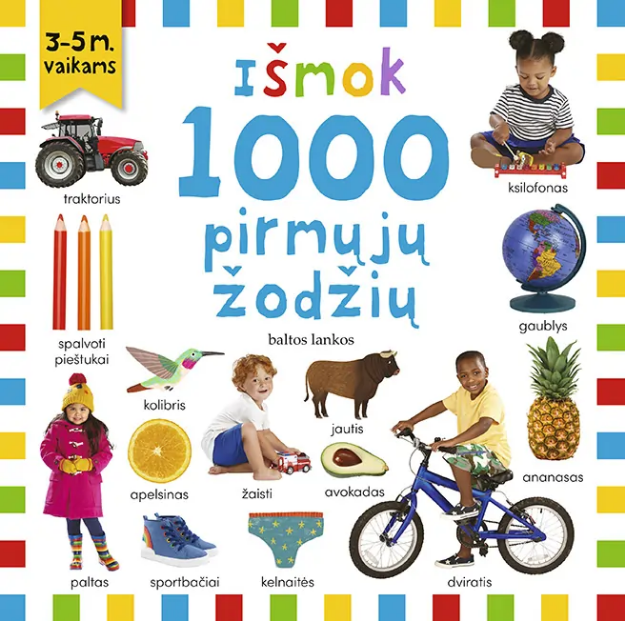 Išmok 1000 pirmųjų žodžių paveikslėlis