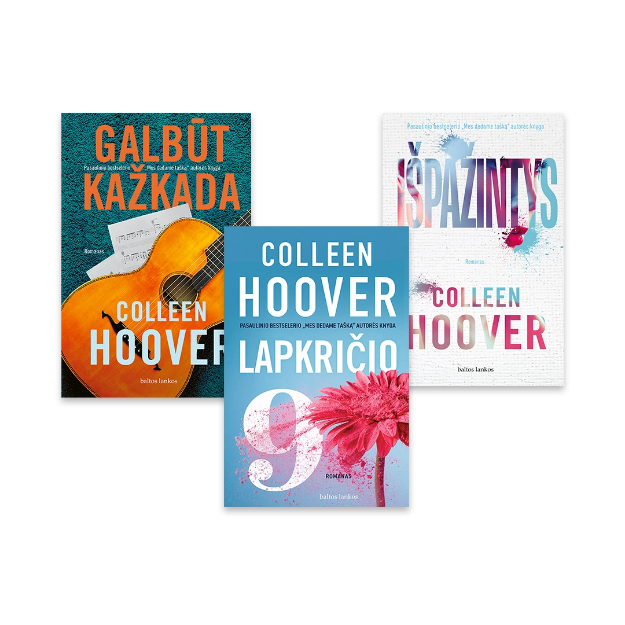 Colleen Hoover 3 knygų rinkinys: Galbūt kažkada + Išpažintys + Lapkričio 9 paveikslėlis